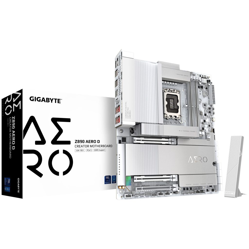 Gigabyte Z890 AERO D motherboard, socket LGA 1851, Intel Z890, ATX, DDR5333