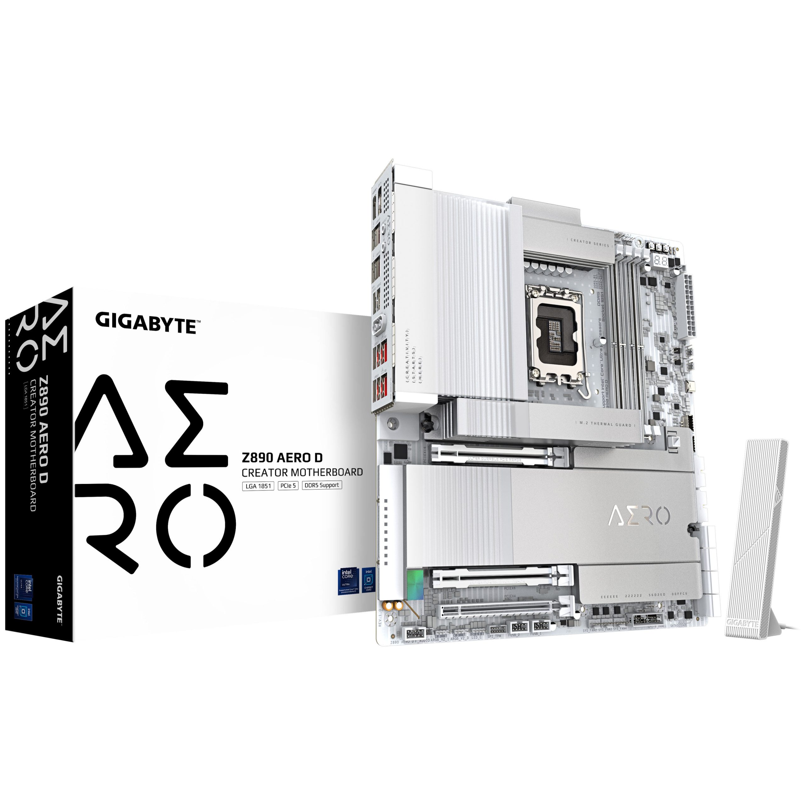 Gigabyte Z890 AERO D motherboard, socket LGA 1851, Intel Z890, ATX, DDR5333