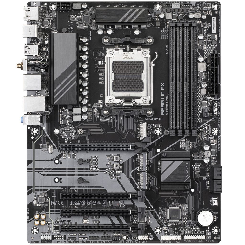 Gigabyte B650 UD AX motherboard, socket AM5, AMD B650, ATX, DDR5