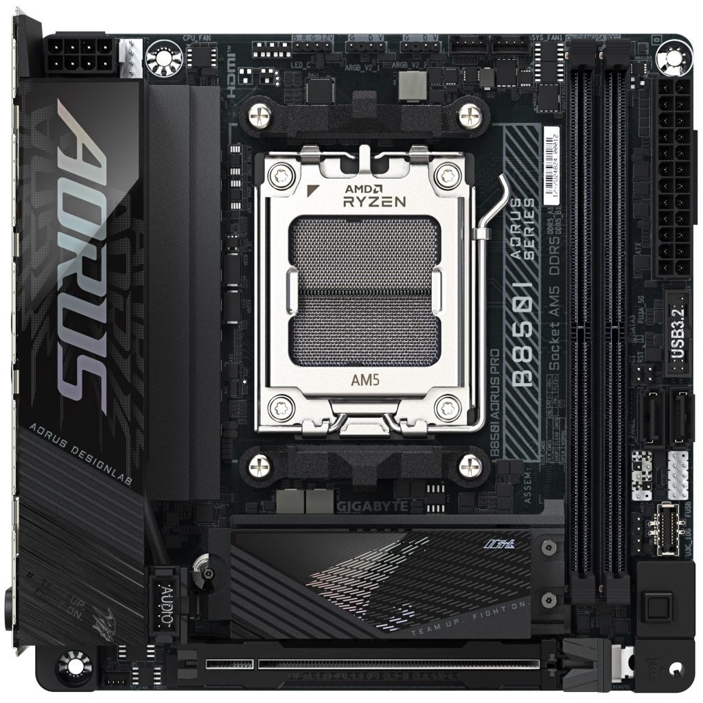 Gigabyte B850I Aorus Pro motherboard, socket AM5, AMD B850, Mini-ITX, DDR5