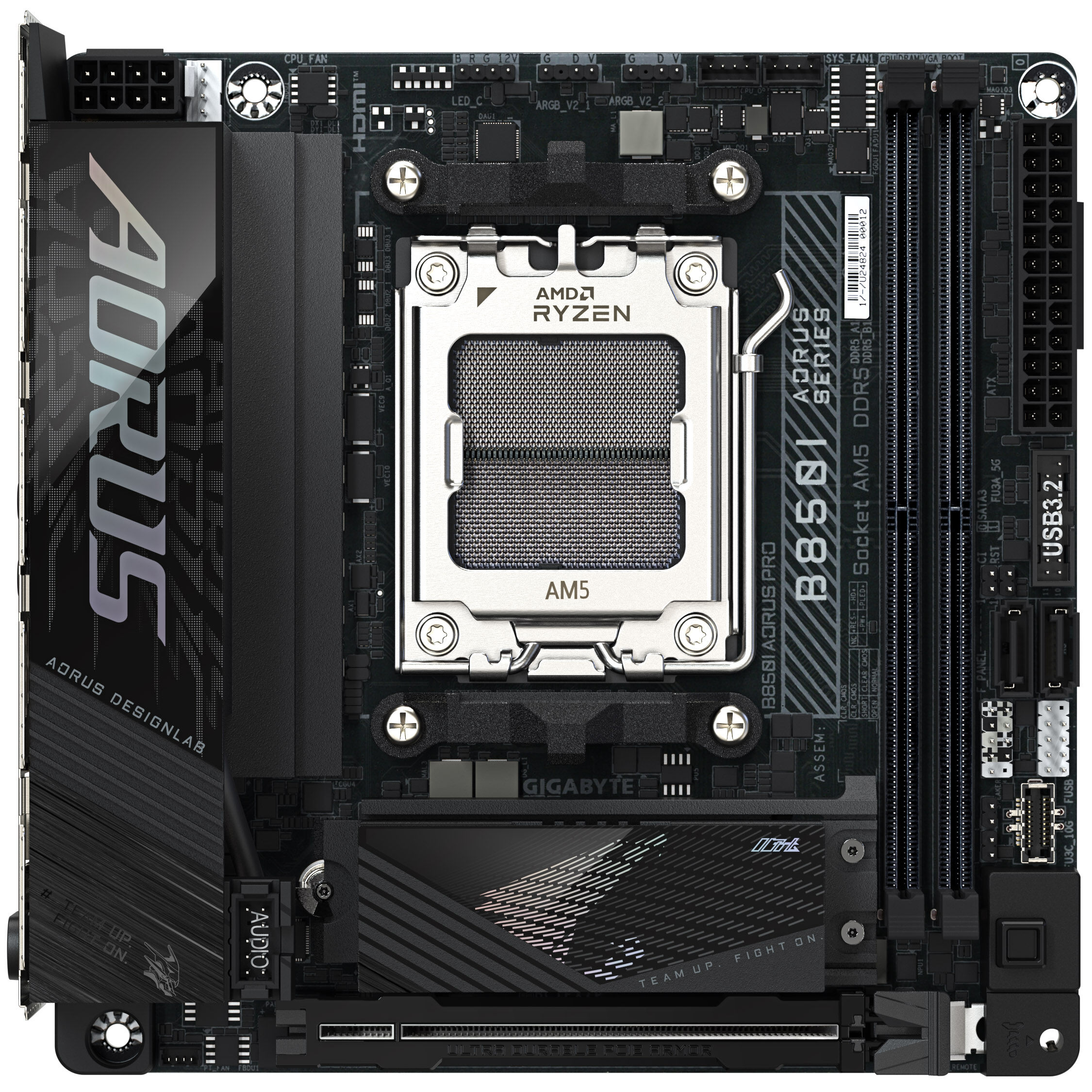 Gigabyte B850I Aorus Pro motherboard, socket AM5, AMD B850, Mini-ITX, DDR5