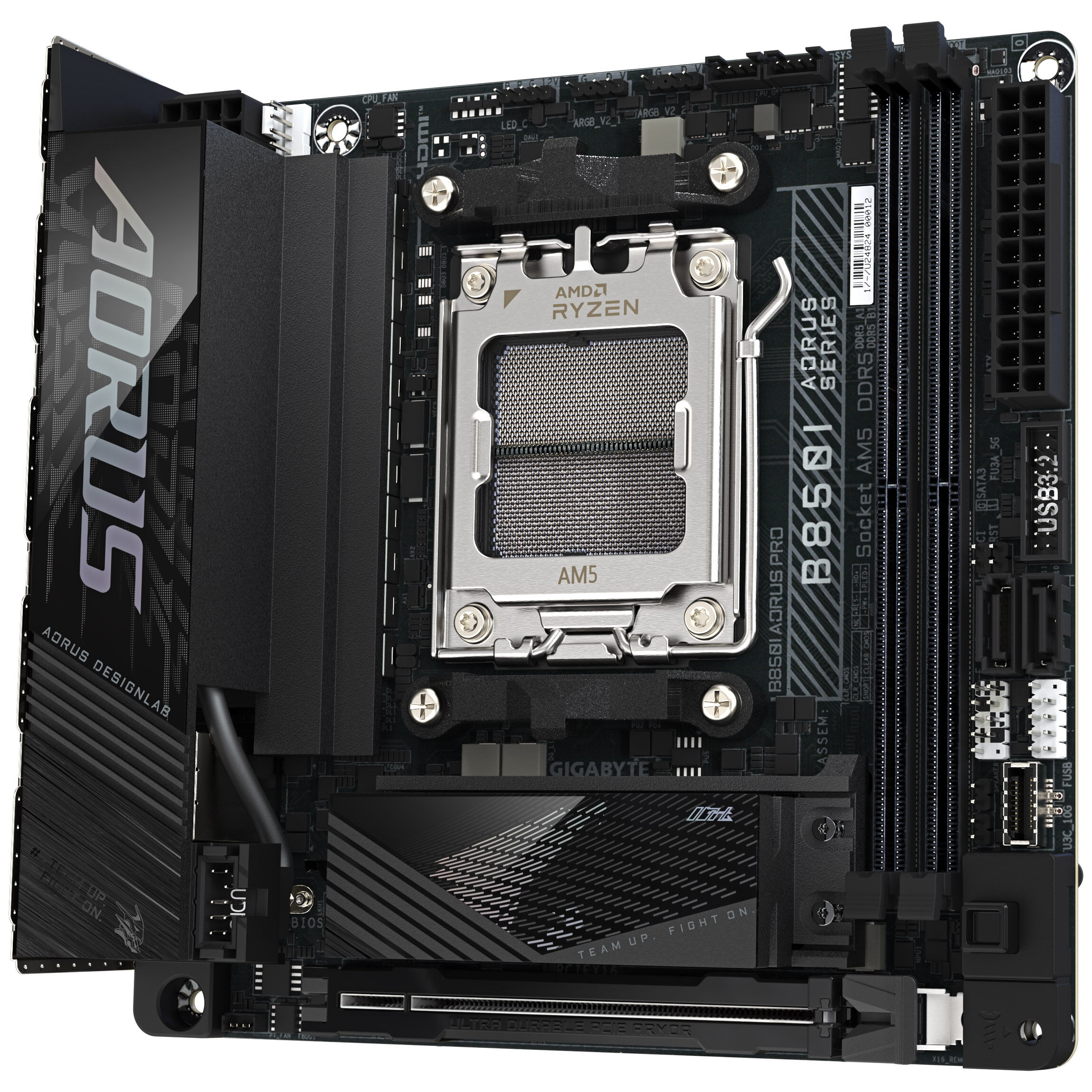 Gigabyte B850I Aorus Pro motherboard, socket AM5, AMD B850, Mini-ITX, DDR5