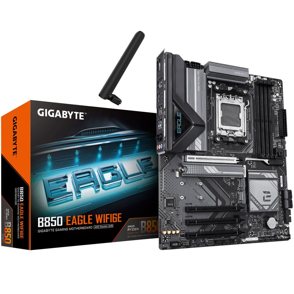Gigabyte B850 Eagle WiFi6E motherboard, socket AM5, AMD B850, ATX, DDR5
