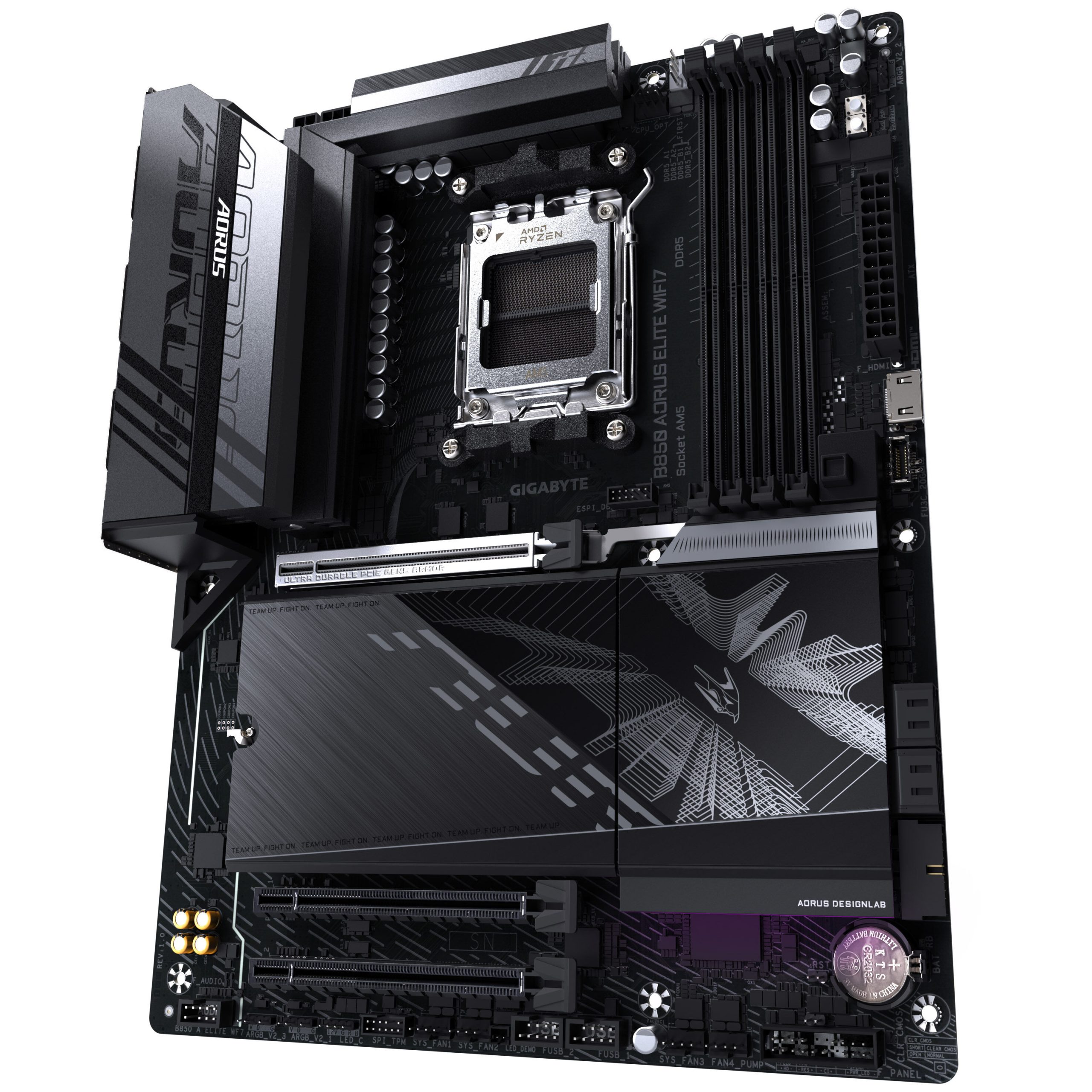 Gigabyte B850 Aorus Elite WiFi 7 motherboard, Socket AM5 (LGA 1718), AMD B850, ATX, DDR5