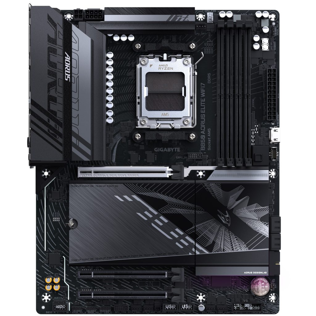 Gigabyte B850 Aorus Elite WiFi 7 motherboard, Socket AM5 (LGA 1718), AMD B850, ATX, DDR5