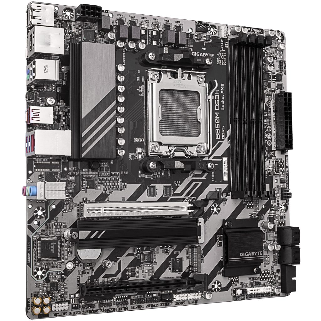 Gigabyte B850M DS3H motherboard, socket AM5, AMD B850, mATX, DDR5