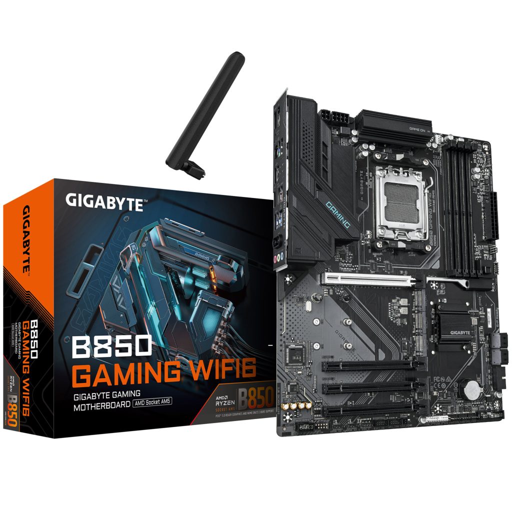 Gigabyte B850 Gaming WiFi6 motherboard, socket AM5 (LGA 1718), AMD B850, ATX, DDR5