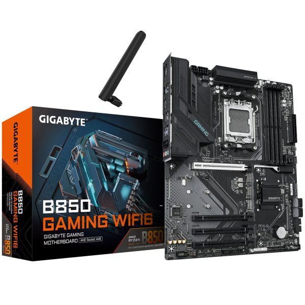 Gigabyte B850 Gaming WiFi6 motherboard, socket AM5 (LGA 1718), AMD B850, ATX, DDR5