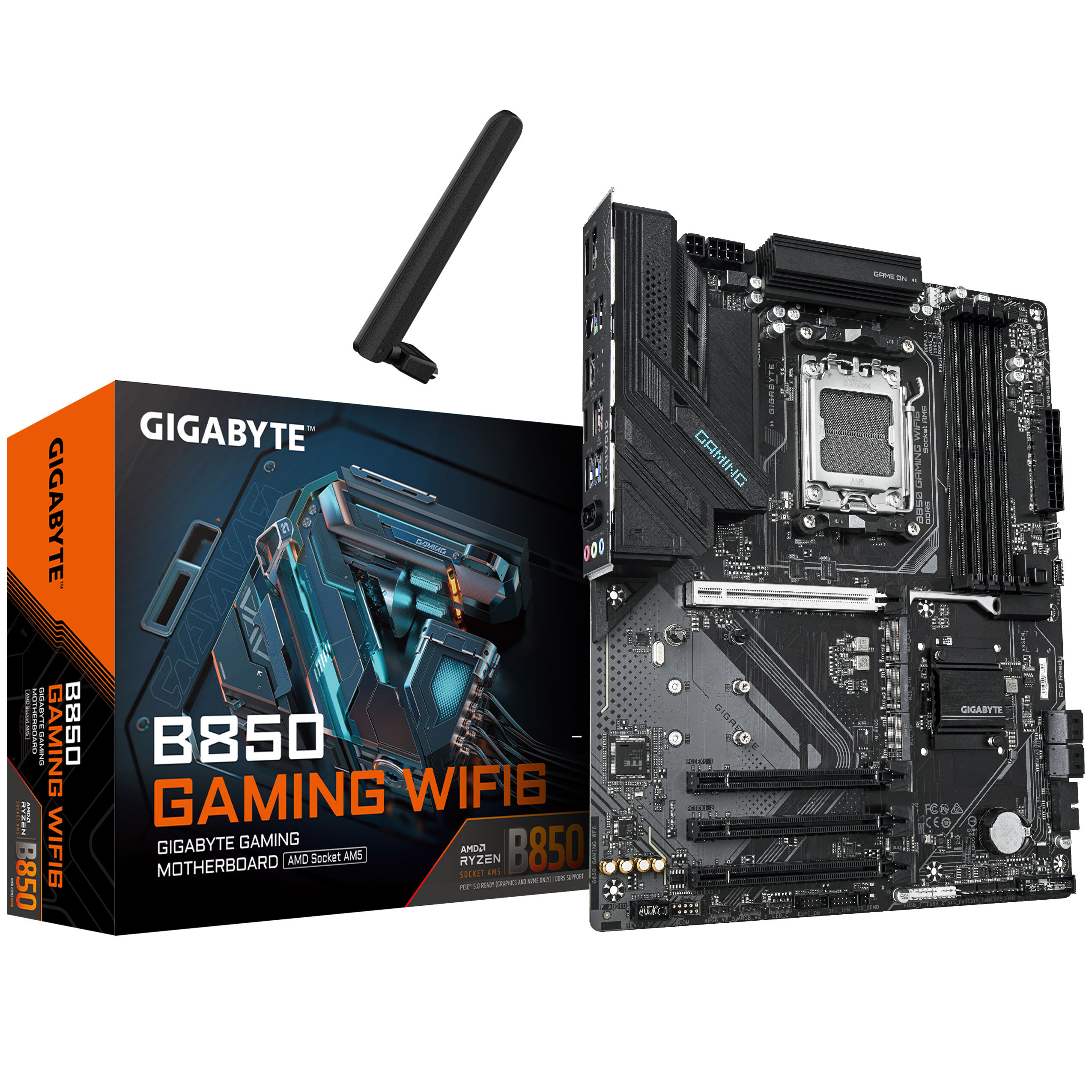 Gigabyte B850 Gaming WiFi6 motherboard, socket AM5 (LGA 1718), AMD B850, ATX, DDR5