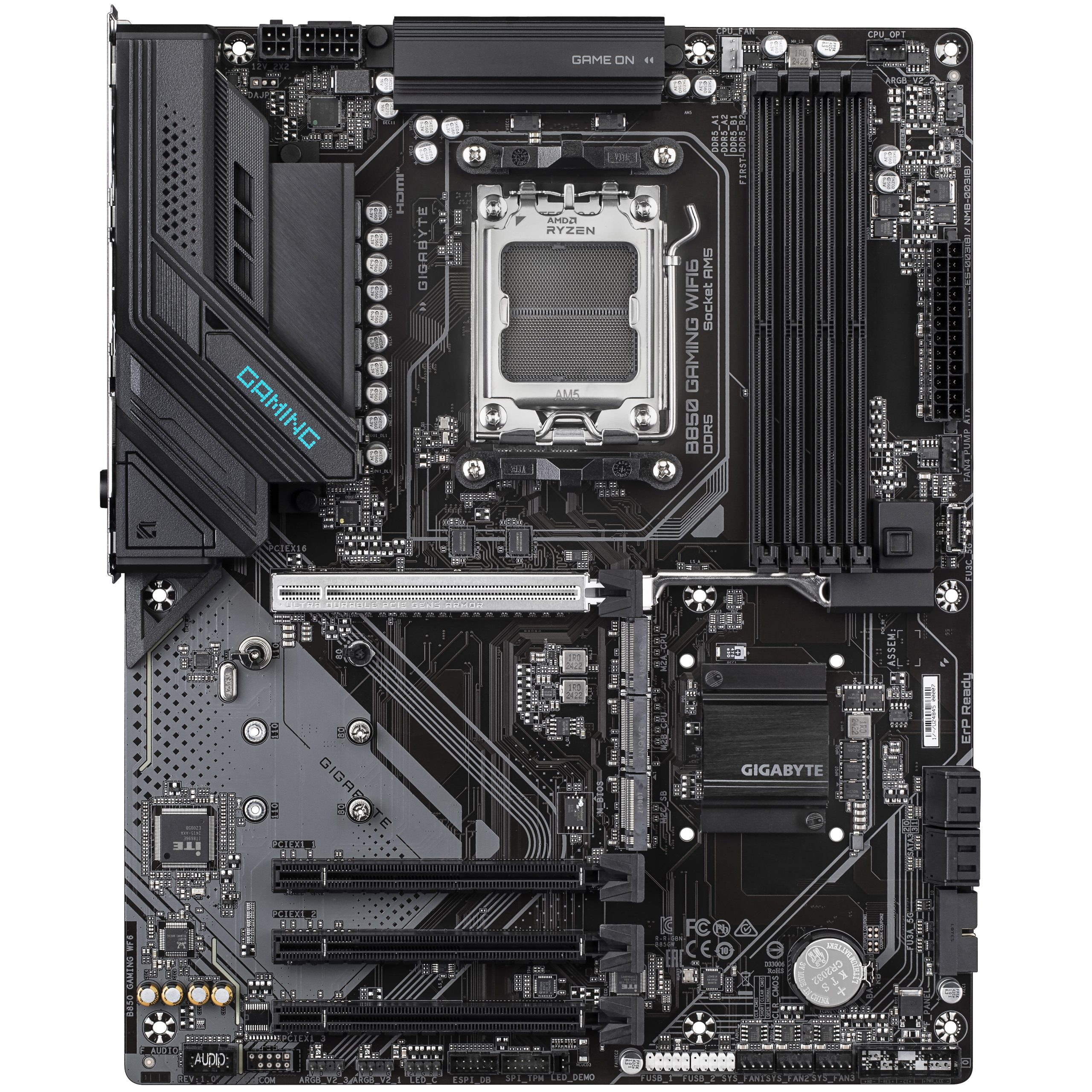 Gigabyte B850 Gaming WiFi6 motherboard, socket AM5 (LGA 1718), AMD B850, ATX, DDR5