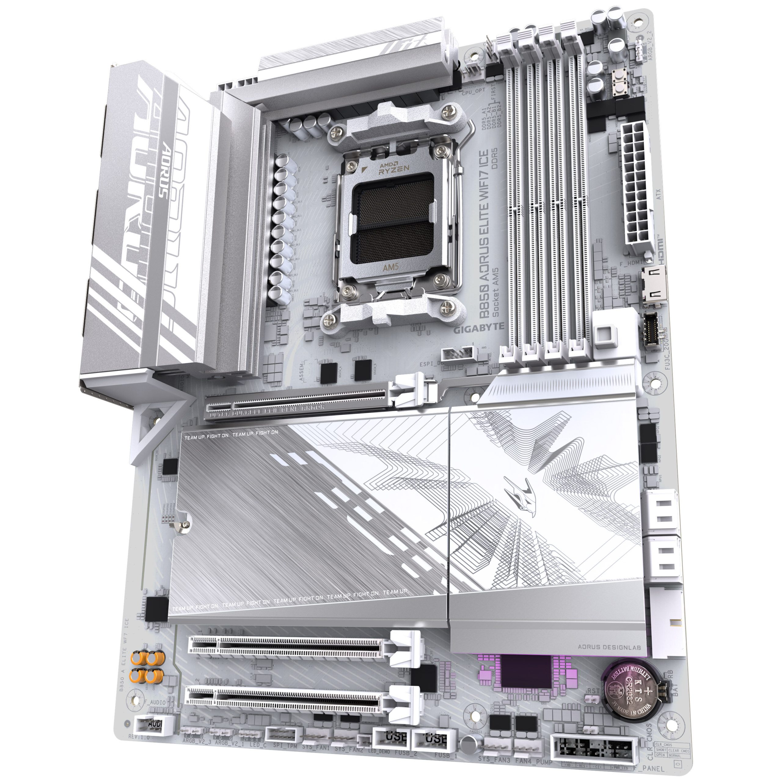 Gigabyte B850 Aorus Elite WiFi 7 ICE motherboard, socket AM5 (LGA 1718), AMD B850, ATX, DDR5 : image 5