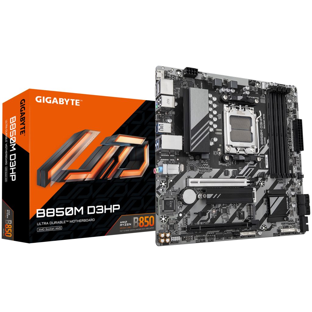 Gigabyte B850M D3HP motherboard, socket AM5, AMD B850, mATX, DDR5