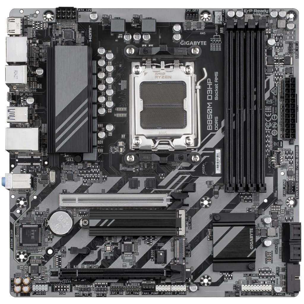 Gigabyte B850M D3HP motherboard, socket AM5, AMD B850, mATX, DDR5