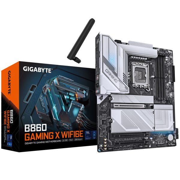 Gigabyte B860 Gaming X WiFi6E motherboard, socket LGA 1851, Intel B860, ATX, DDR5