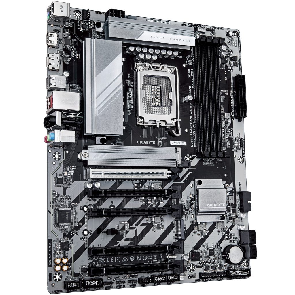 Gigabyte B860 DS3H WiFi6E motherboard, socket LGA 1851, Intel B860, ATX, DDR5 : image 2