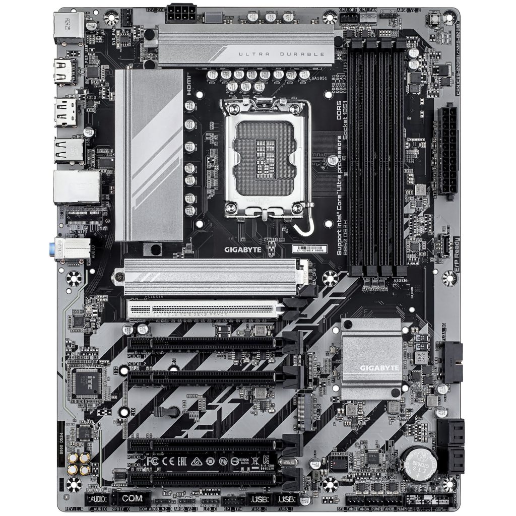 Gigabyte B860 DS3H motherboard, socket LGA 1851, Intel B860, ATX, DDR5