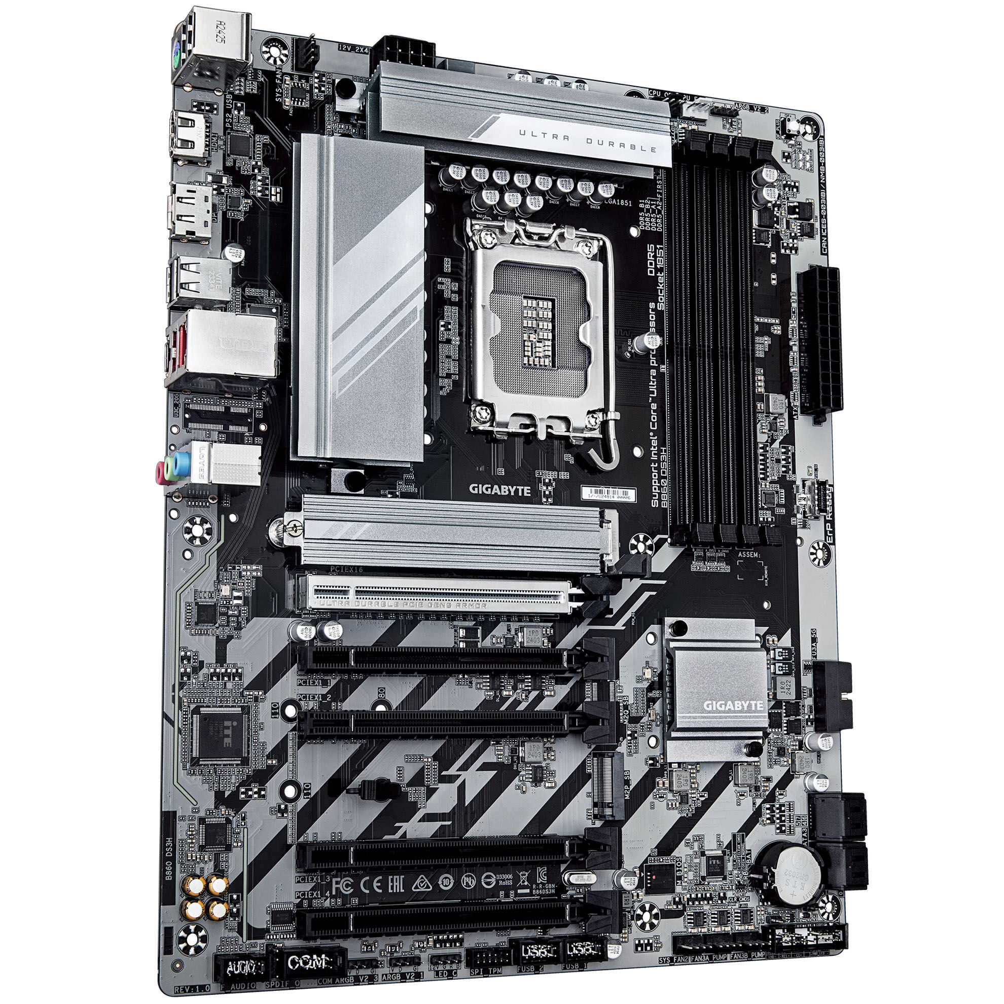 Gigabyte B860 DS3H motherboard, socket LGA 1851, Intel B860, ATX, DDR5