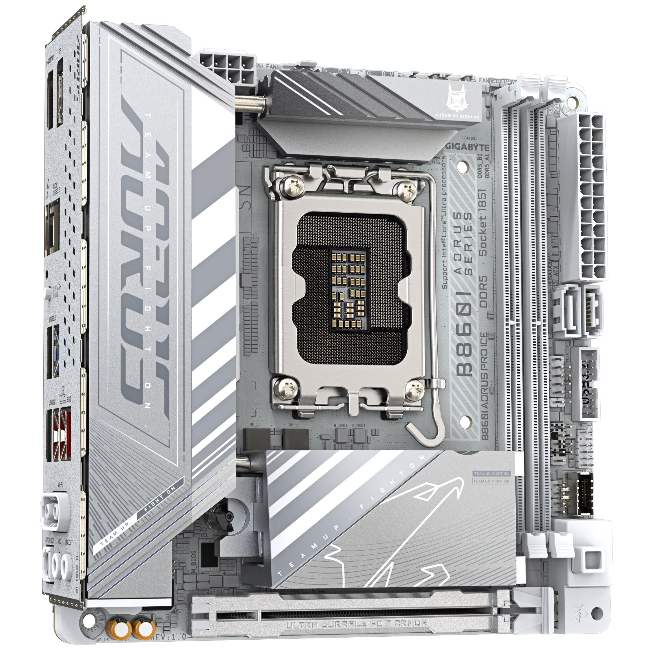 Gigabyte B860I Aorus Pro ICE motherboard, socket LGA 1851, Intel B860, ITX, DDR5