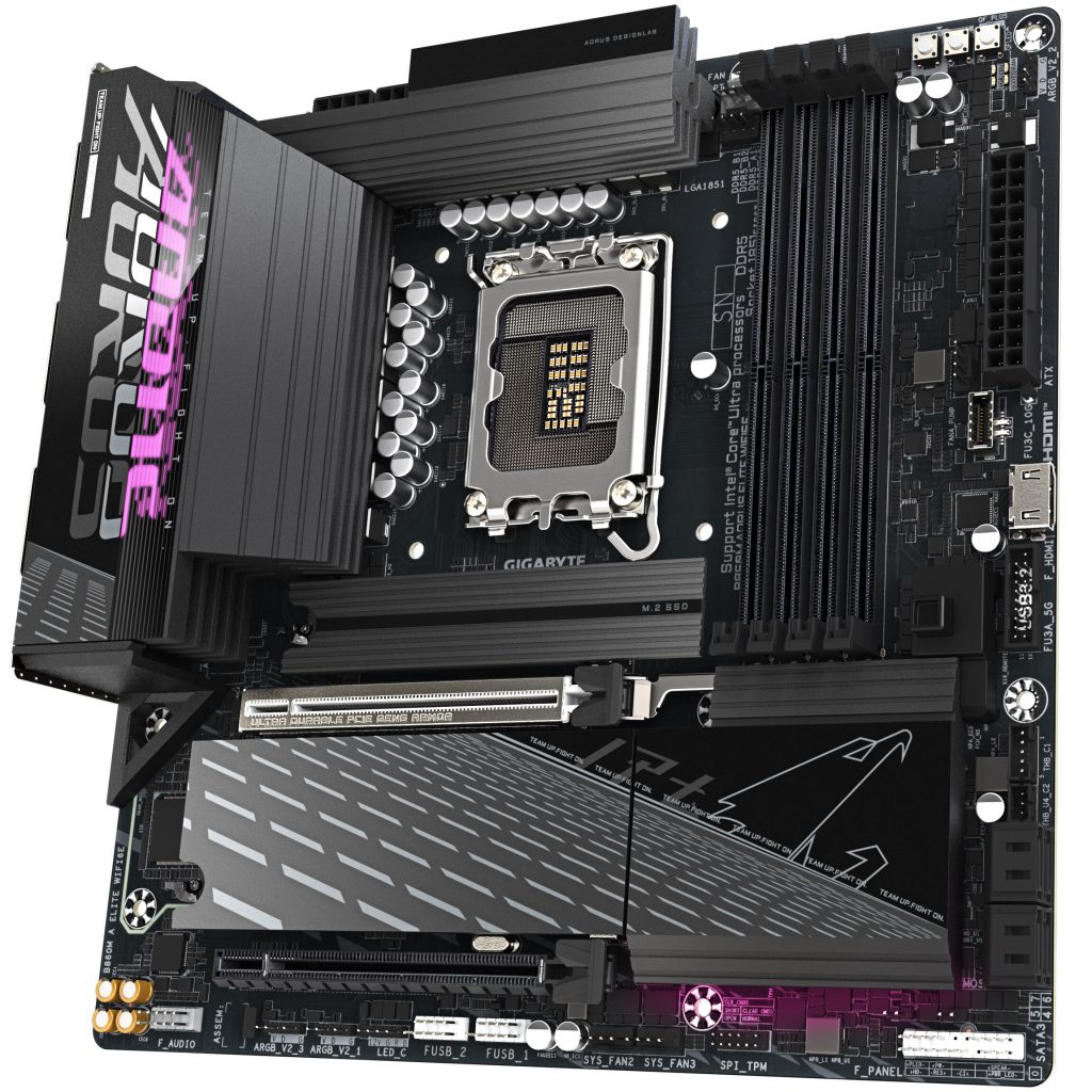 Gigabyte B860M Aorus Elite WiFi6E motherboard, Socket 1851, Intel B860, mATX, DDR5 : image 5