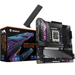 Gigabyte B860M Aorus Elite WiFi6E motherboard, Socket 1851, Intel B860, mATX, DDR5 : image 1