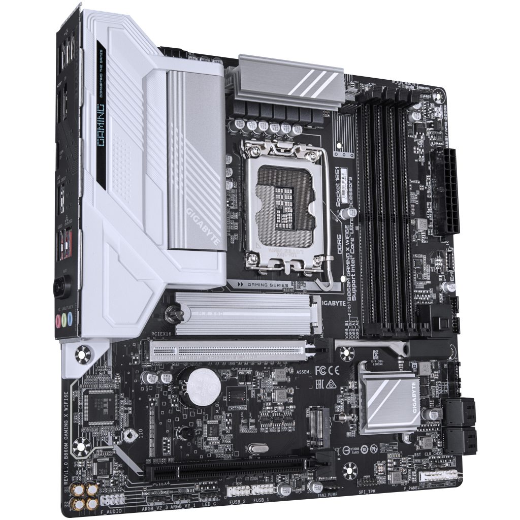Gigabyte B860M Gaming X WiFi6E motherboard, Socket 1851, Intel B860, mATX, DDR5
