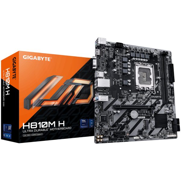 Gigabyte H810M H motherboard, socket LGA 1851, Intel H810, Micro-ATX, DDR5