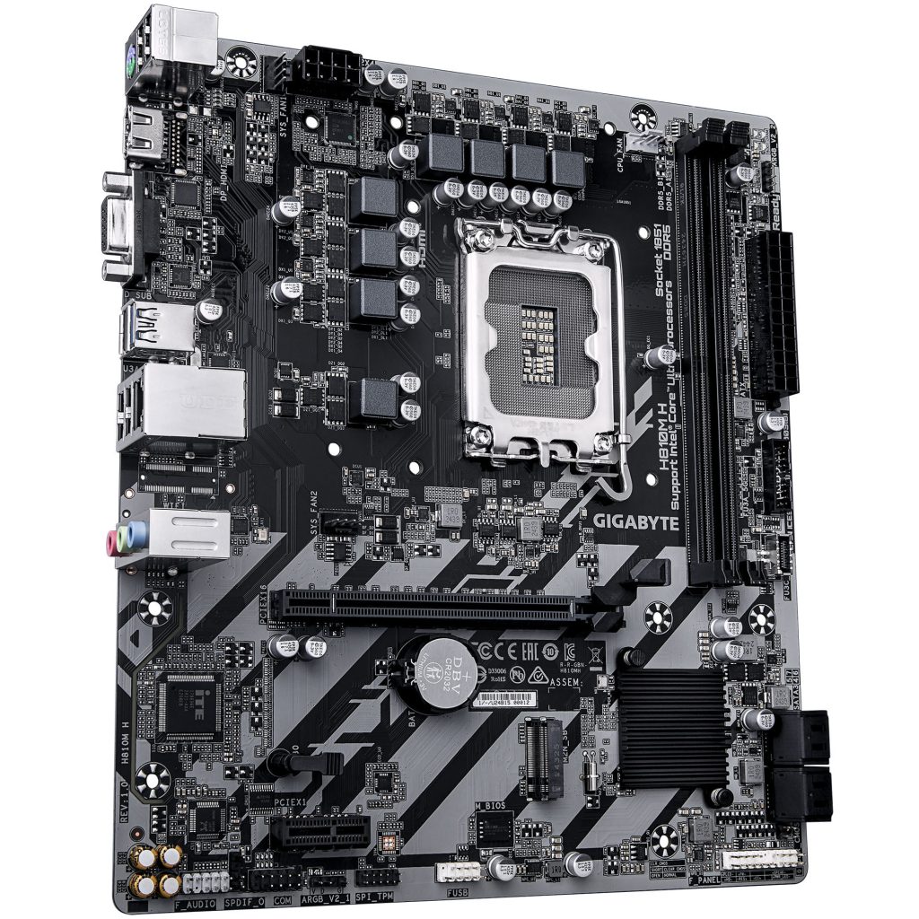 Gigabyte H810M H motherboard, socket LGA 1851, Intel H810, Micro-ATX, DDR5