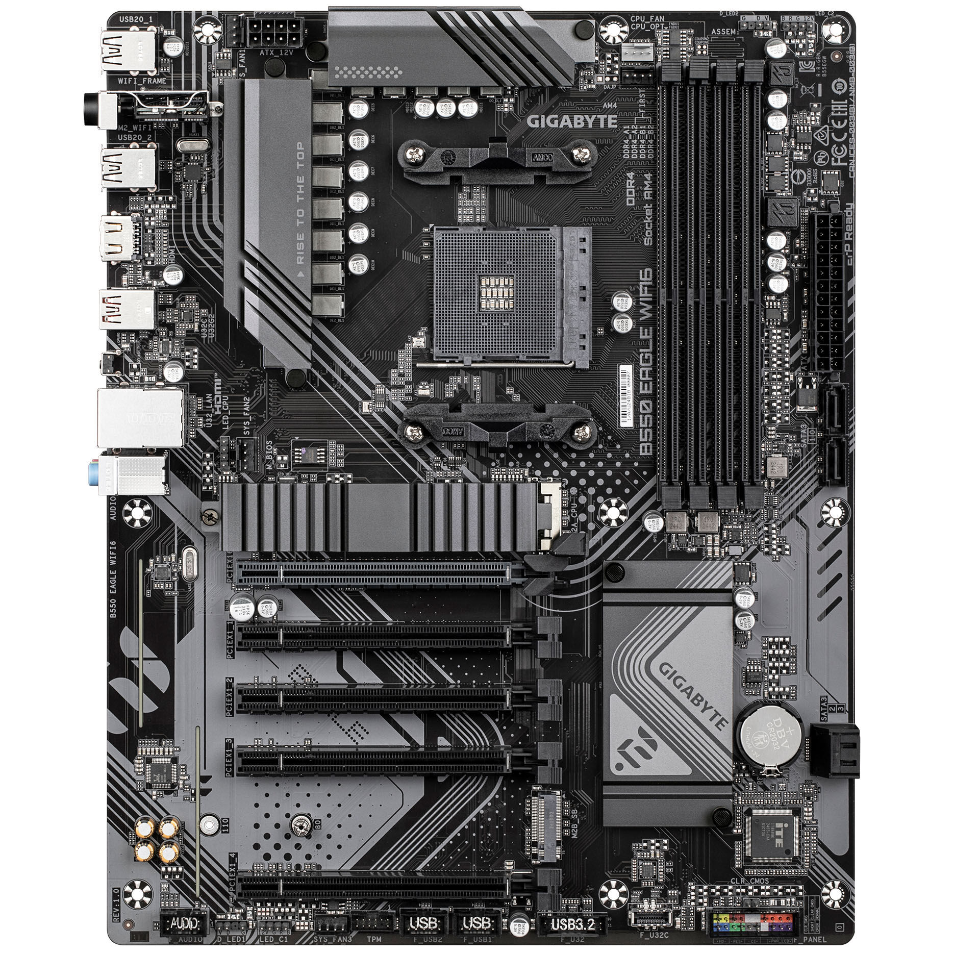 Gigabyte B550 Eagle WiFi6 motherboard, socket AM4, AMD B550, ATX, DDR4