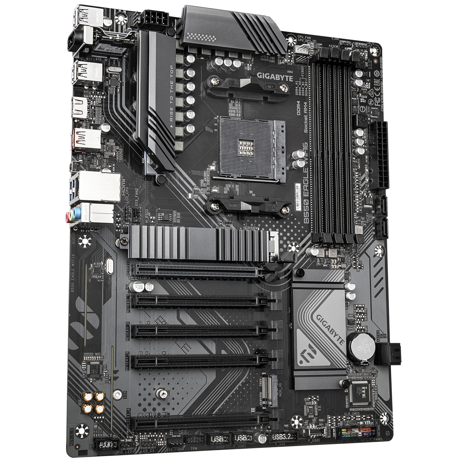 Gigabyte B550 Eagle WiFi6 motherboard, socket AM4, AMD B550, ATX, DDR4