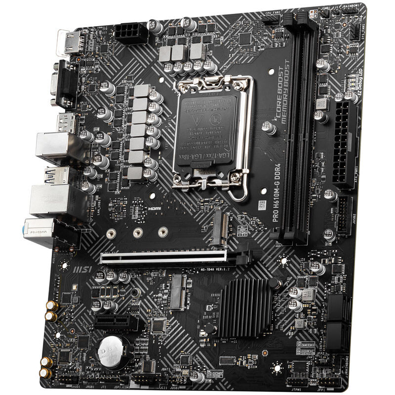 MSI PRO H610M-G, Socket LGA 1700, Intel H610M, Micro-ATX - DDR4