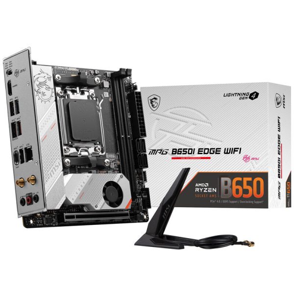 MSI MPG B650I Edge WiFi, Socket AM5, AMD B650l, Mini-ITX – DDR5