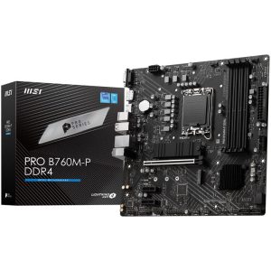 MSI Pro B760M-P, Socket LGA 1700, Intel B760M, Micro-ATX - DDR4
