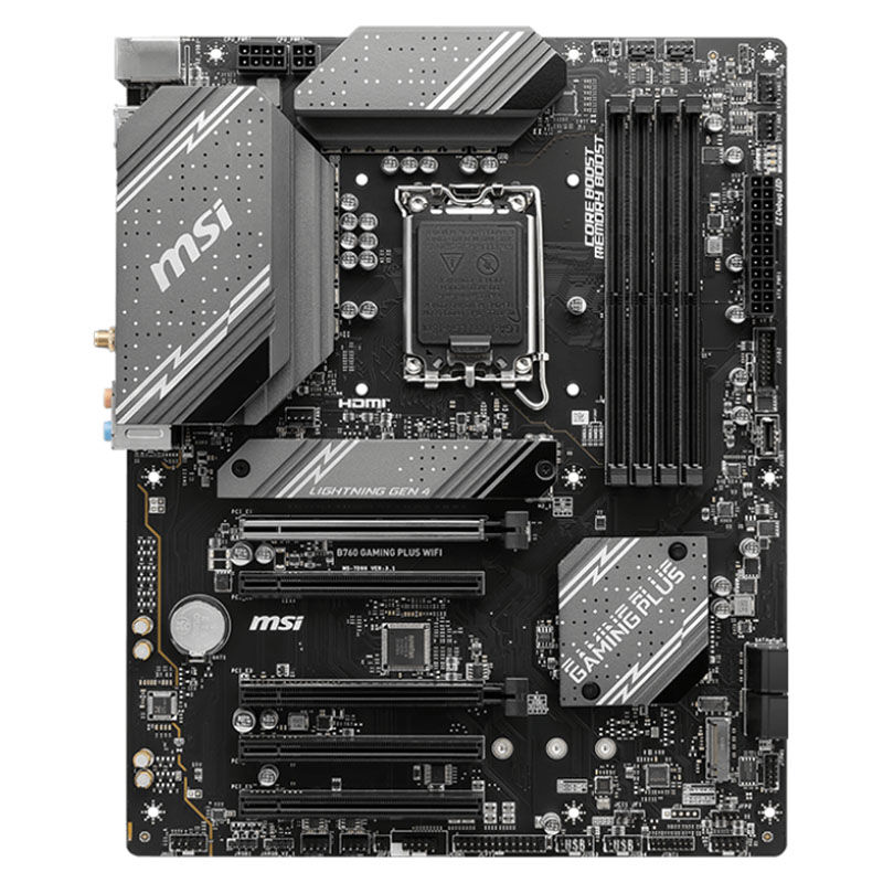 MSI B760 Gaming Plus WiFi motherboard, socket LGA 1700, Intel B760, ATX, DDR5