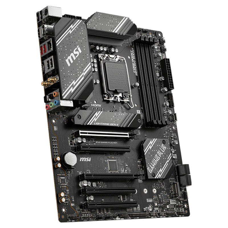 MSI B760 Gaming Plus WiFi motherboard, socket LGA 1700, Intel B760, ATX, DDR5