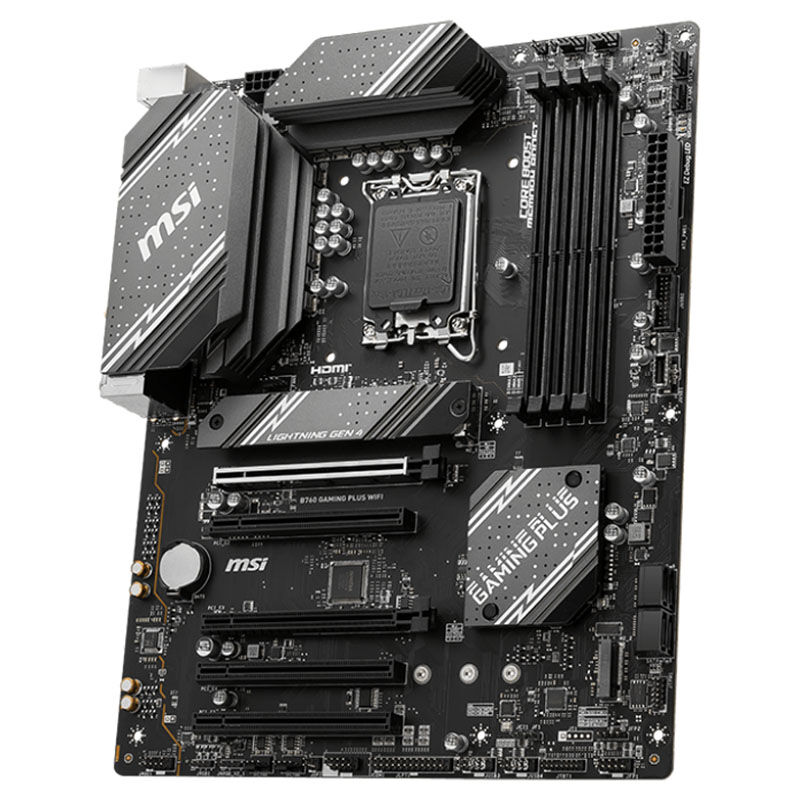 MSI B760 Gaming Plus WiFi motherboard, socket LGA 1700, Intel B760, ATX, DDR5