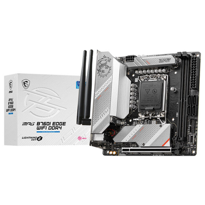 MSI B760I Edge WiFi, Socket LGA 1700, Intel B760I, Mini-ITX - DDR5