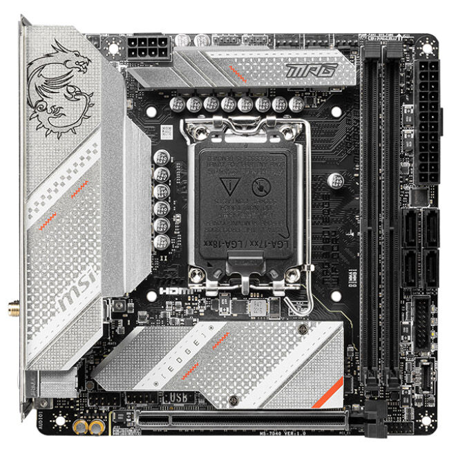 MSI B760I Edge WiFi, Socket LGA 1700, Intel B760I, Mini-ITX - DDR5