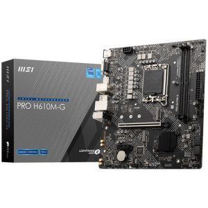 MSI Pro H610M-G, Socket LGA 1700, Intel H610M, Micro-ATX - DDR5