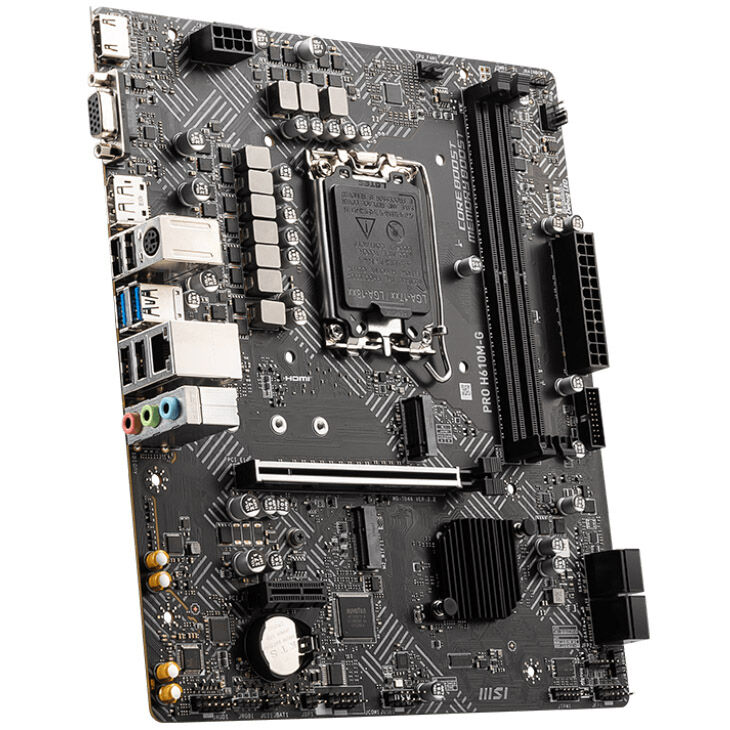 MSI Pro H610M-G, Socket LGA 1700, Intel H610M, Micro-ATX - DDR5