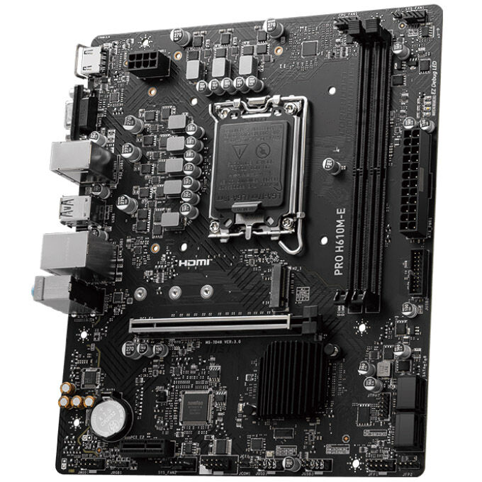 MSI Pro H610M-E, Socket LGA 1700, Intel H610M, Micro-ATX - DDR5