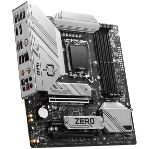 MSI Pro B760M Project Zero, Socket LGA 1700, Intel B760M, Micro-ATX - DDR5, Back-Connect Design