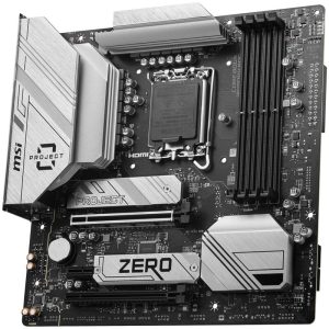 MSI Pro B760M Project Zero, Socket LGA 1700, Intel B760M, Micro-ATX - DDR5, Back-Connect Design