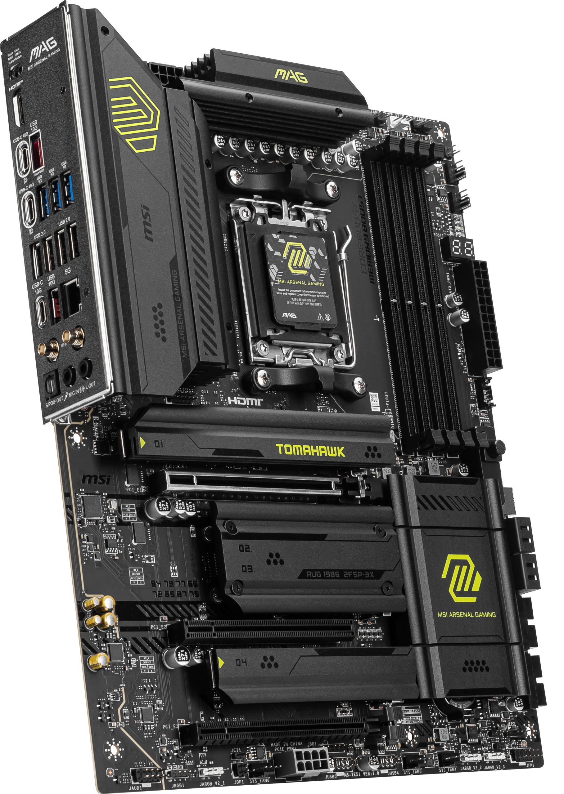 MSI MAG X870 Tomahawk WiFi motherboard, socket AM5, AMD X870, ATX, DDR5