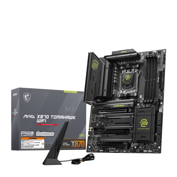 MSI MAG X870 Tomahawk WiFi motherboard, socket AM5, AMD X870, ATX, DDR5