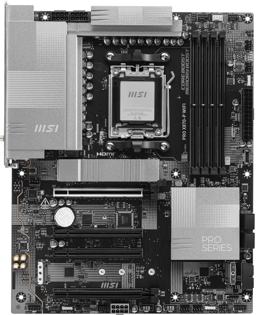 MSI Pro X870-P WiFi motherboard, socket AM5, AMD X870, ATX, DDR5 : image 2