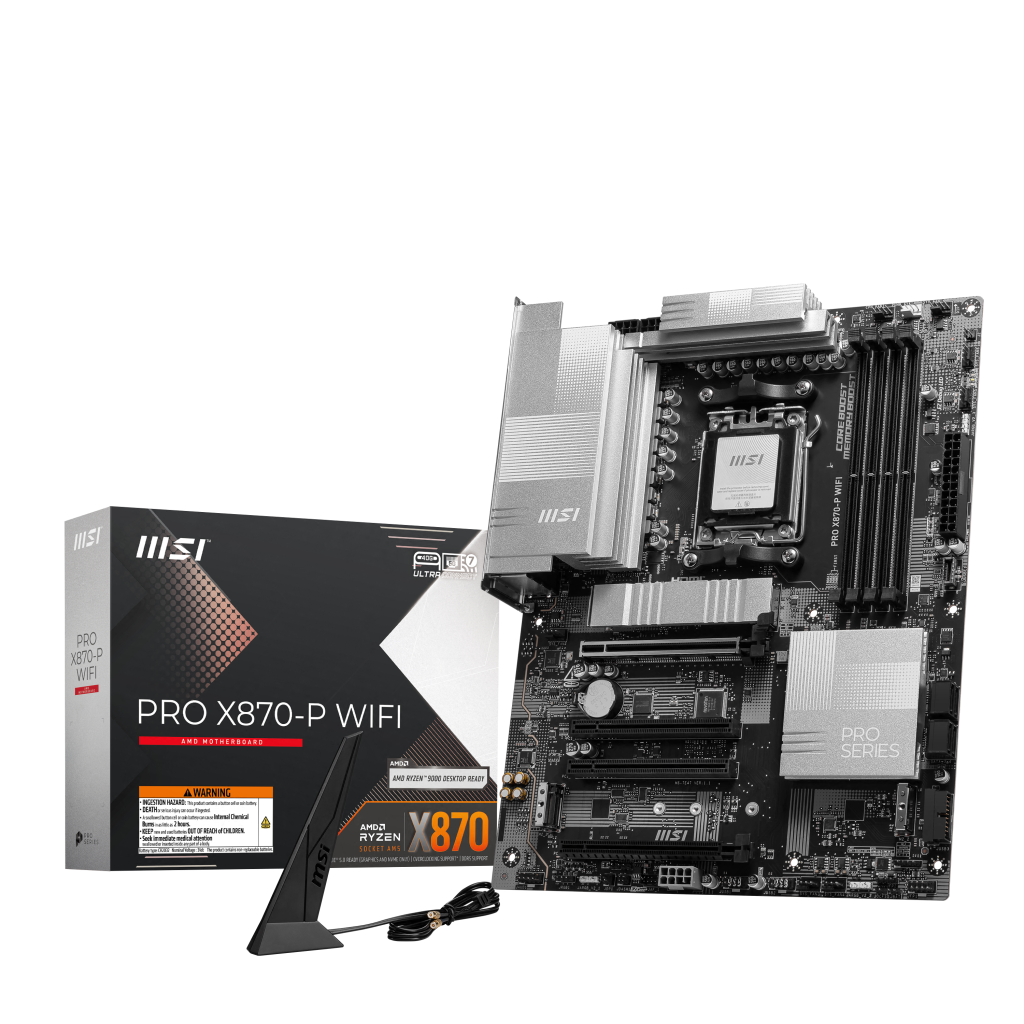 MSI Pro X870-P WiFi motherboard, socket AM5, AMD X870, ATX, DDR5 : image 1