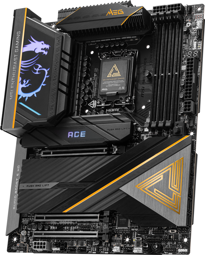 MSI MEG Z890 ACE motherboard, socket LGA 1851, Intel Z890, ATX, DDR5