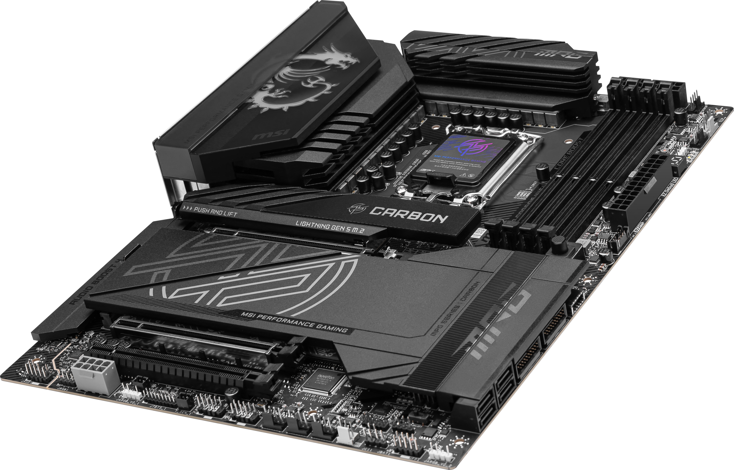 MSI MPG Z890 Carbon WIFI motherboard, socket LGA 1851, Intel Z890, ATX, DDR5