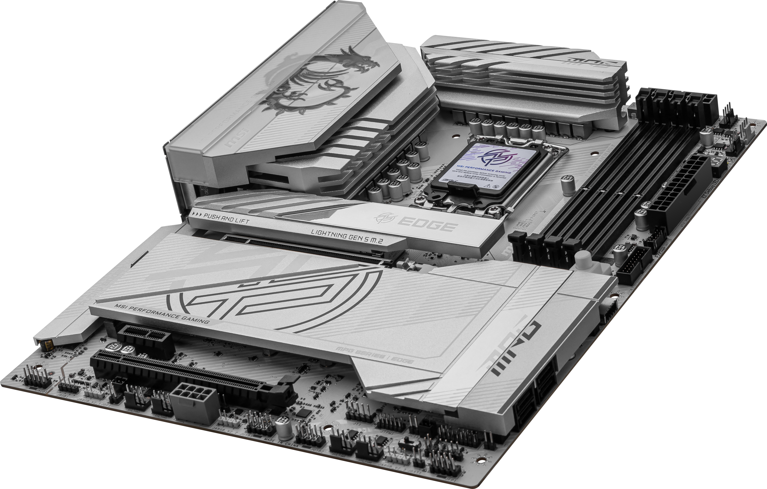 MSI MPG Z890 Edge TI WIFI motherboard, socket LGA 1851, Intel Z890, ATX, DDR5