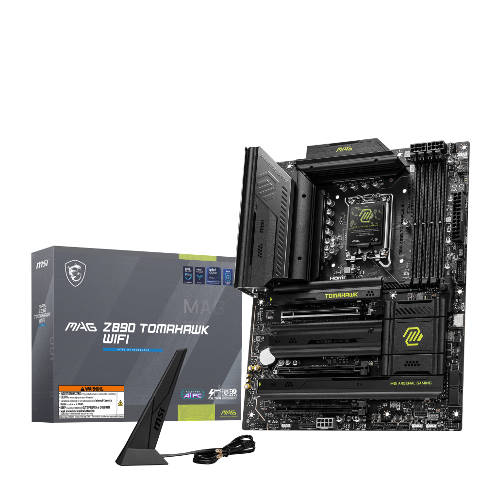 MSI MAG Z890 Tomahawk WiFi motherboard, socket LGA 1851, Intel Z890, ATX, DDR5